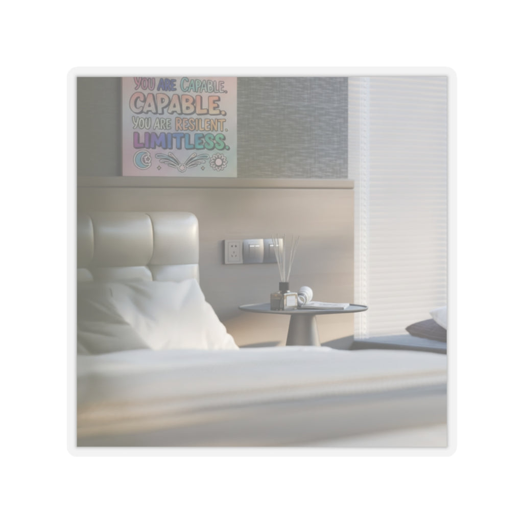 Affirmation — Bedroom — Kiss-Cut Sticker