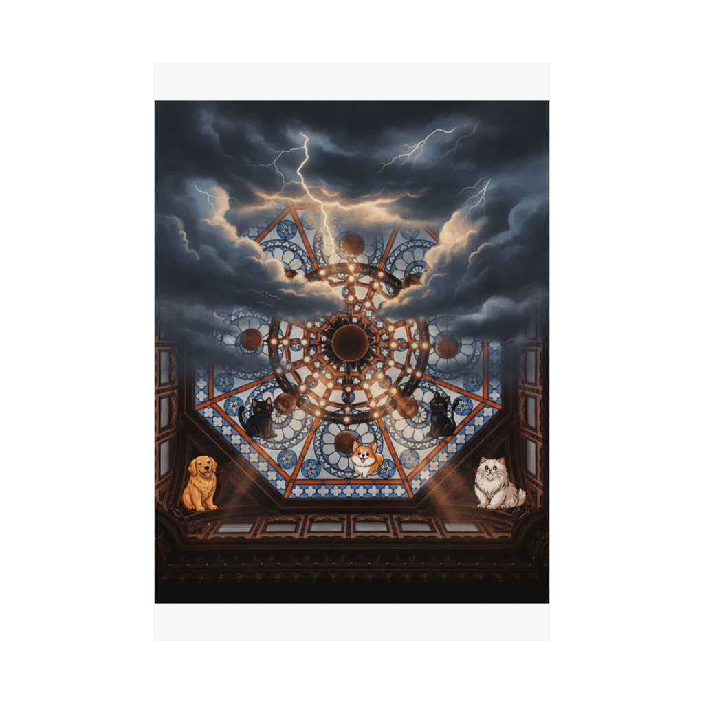 Dramatic Storm — Ceiling — Matte Poster