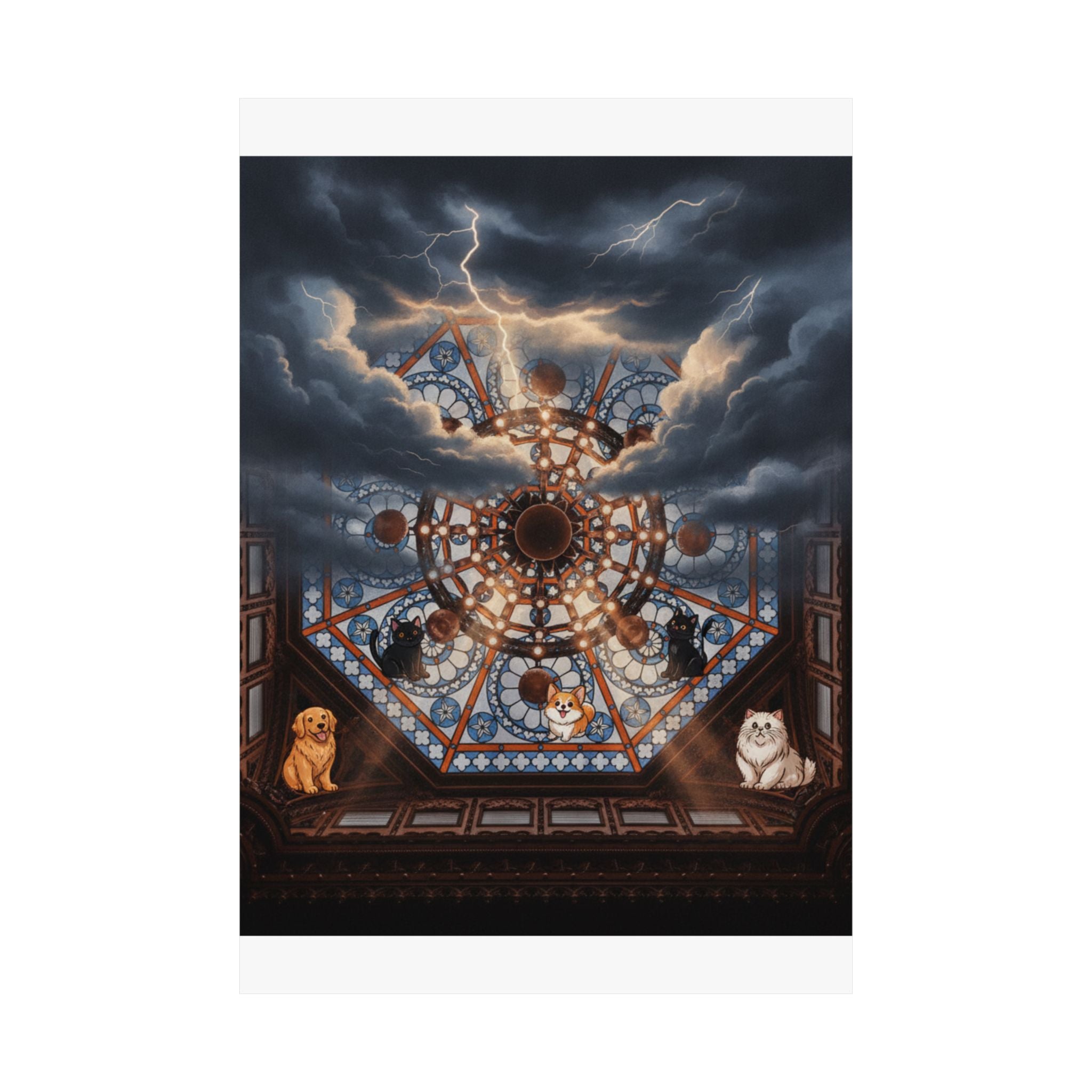 Dramatic Storm — Ceiling — Matte Poster