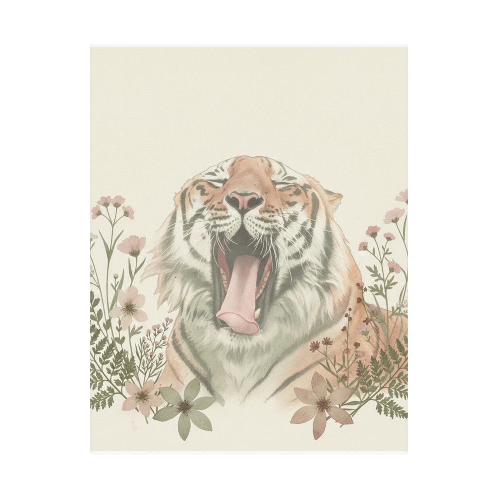 Botanical — Tiger — Matte Poster