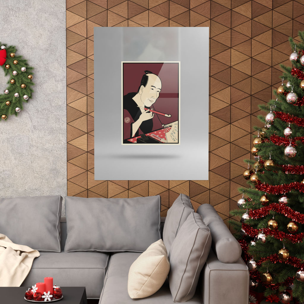 Product Marketing — The Writer Santō Kyōden (A.K.A. Kitao Masanobu) — Matte Poster