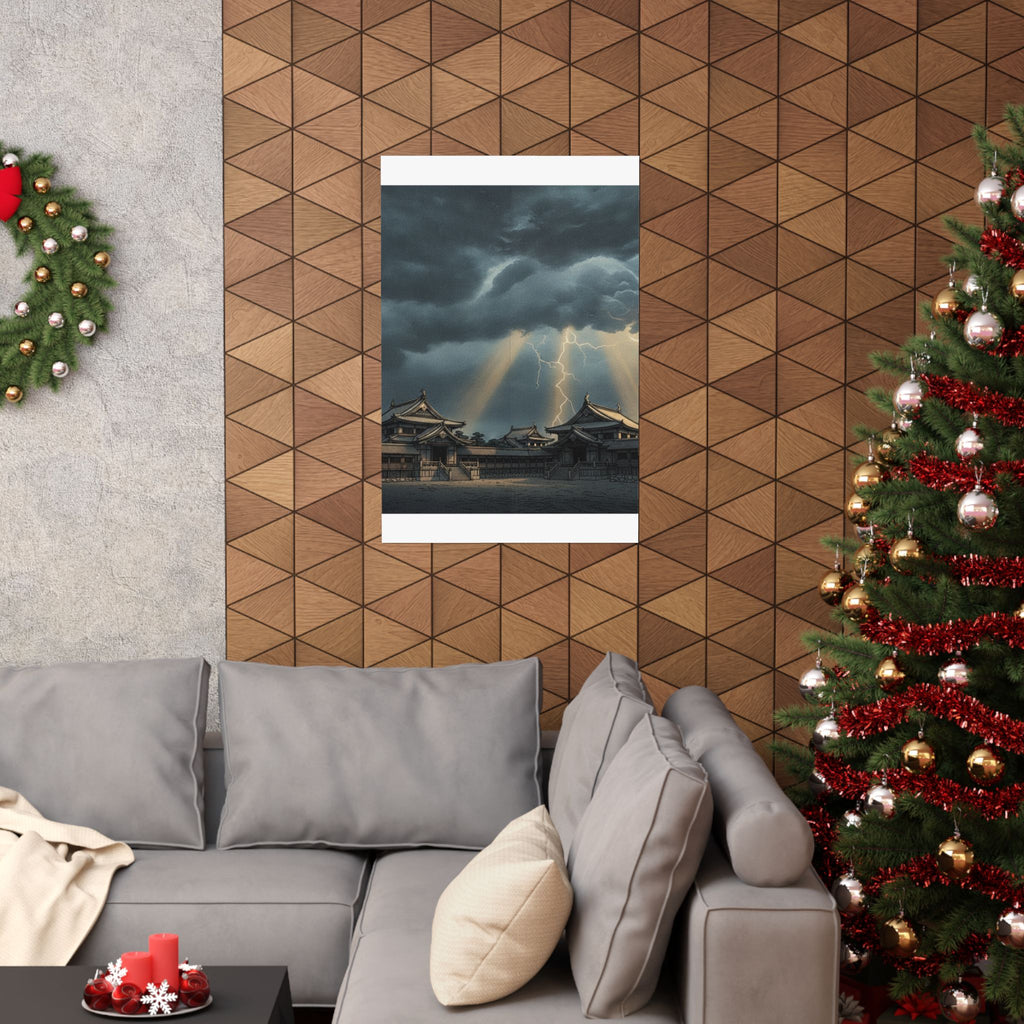 Dramatic Storm — The Inner Palace Of Chiyoda (Chiyoda No Ōoku) — Matte Poster