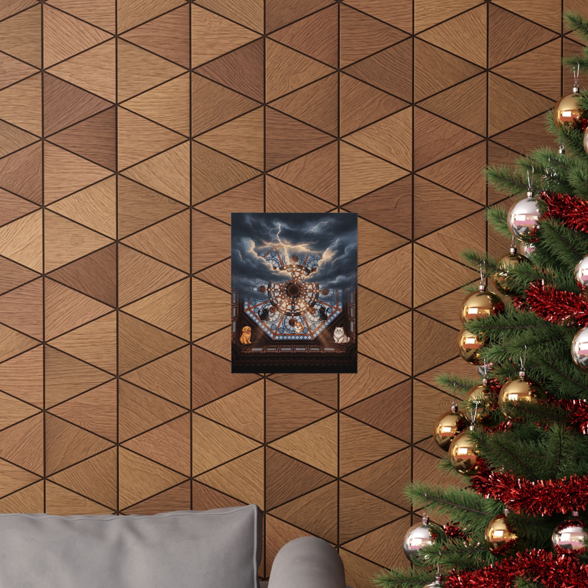 Dramatic Storm — Ceiling — Matte Poster