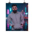 Neon Noir — Person — Matte Poster