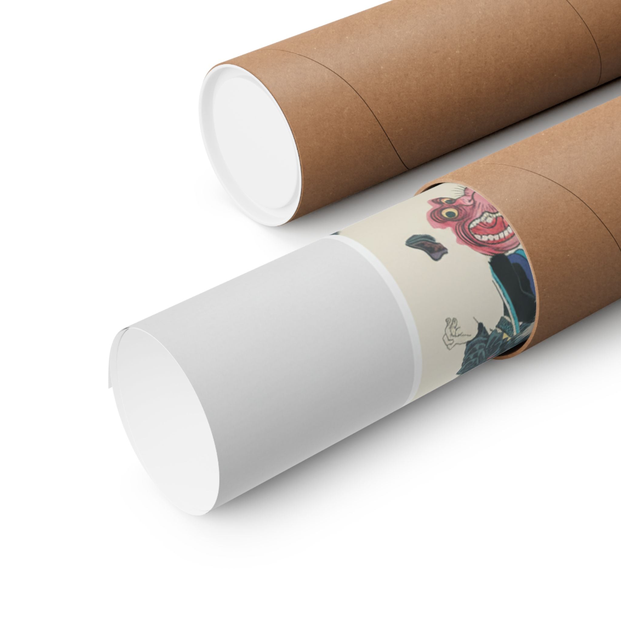 Product Marketing — The Warrior Slaying The Giant White Hihi — Matte Poster