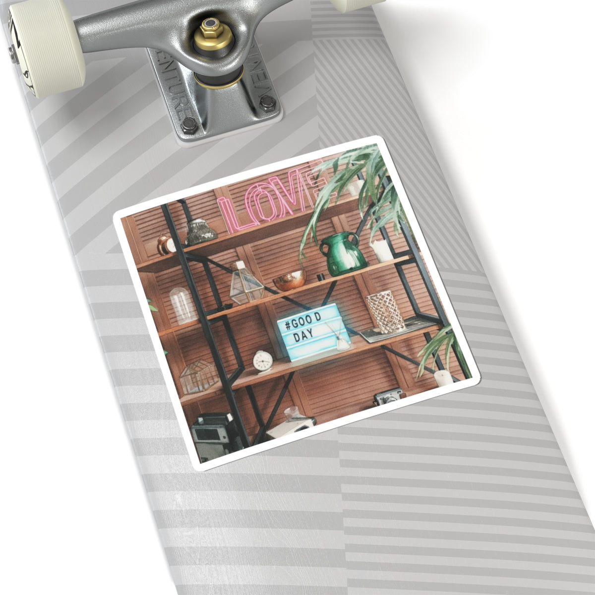 Watercolor — Home — Kiss-Cut Sticker