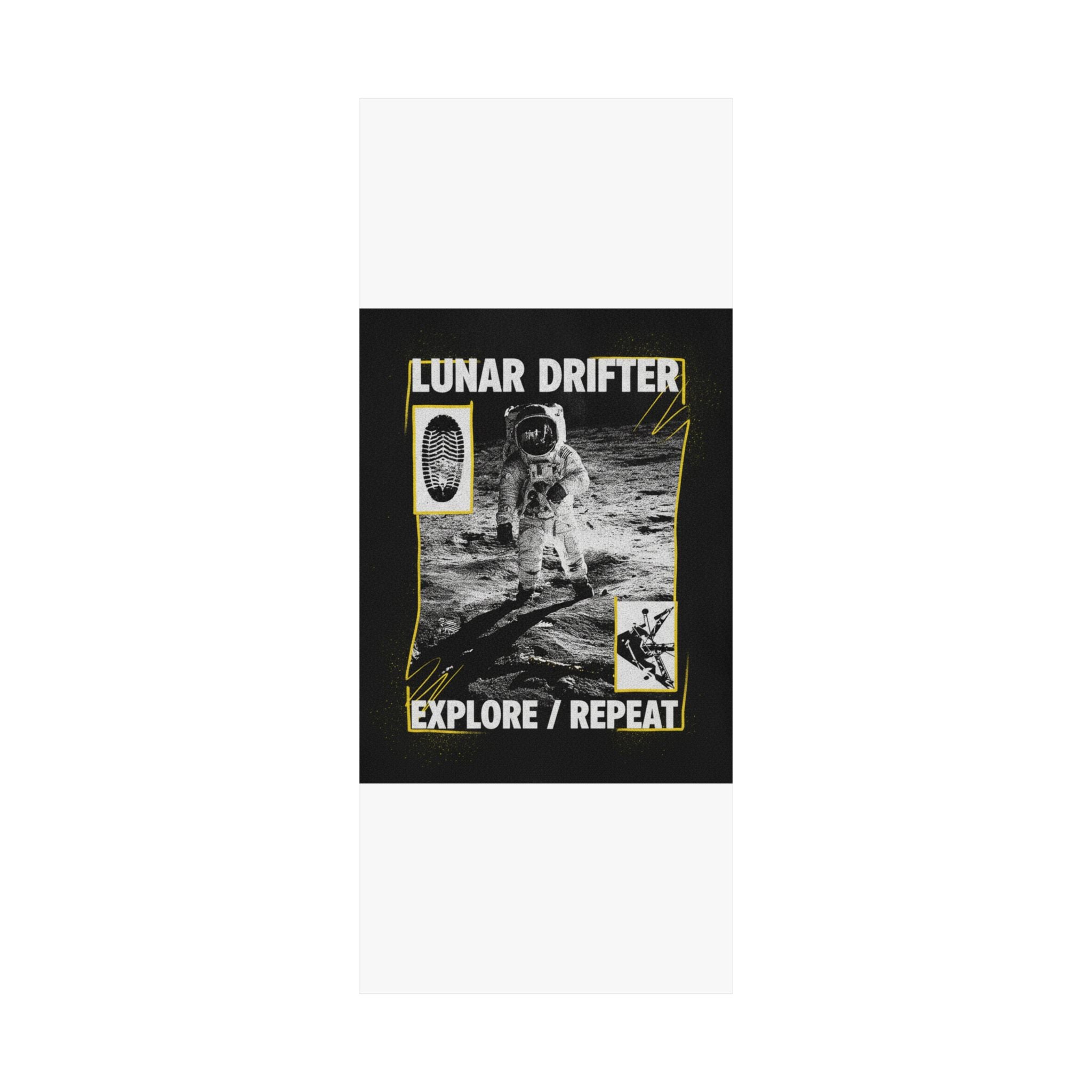 Lunar Drifter Explore / Repeat Astronaut Streetwear Poster