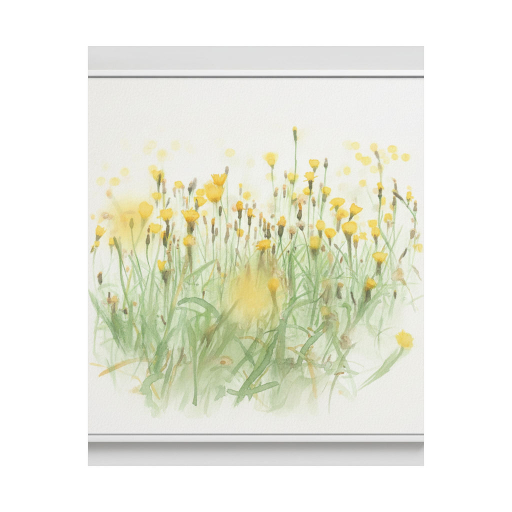 Watercolor — Flower — Matte Poster