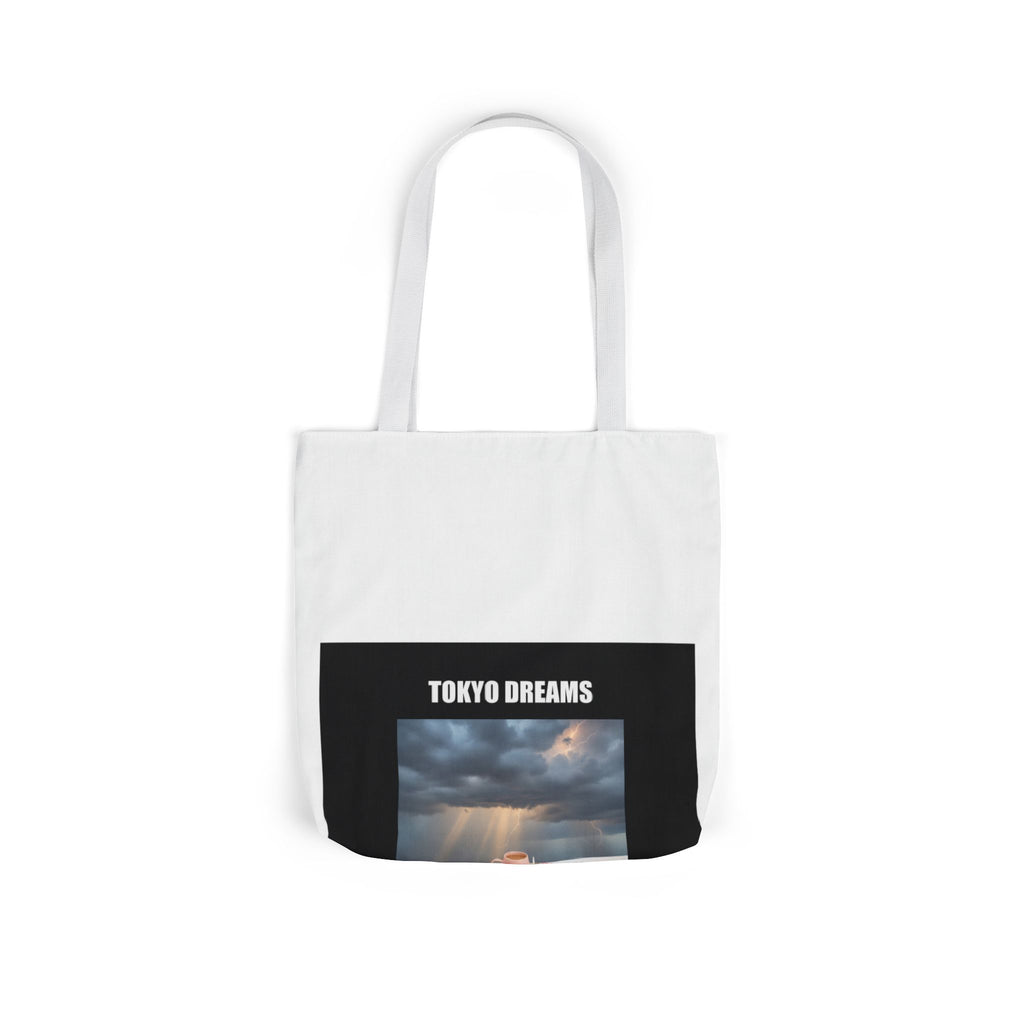 TOKYO DREAMS Storm Sky Photo Canvas Tote Bag