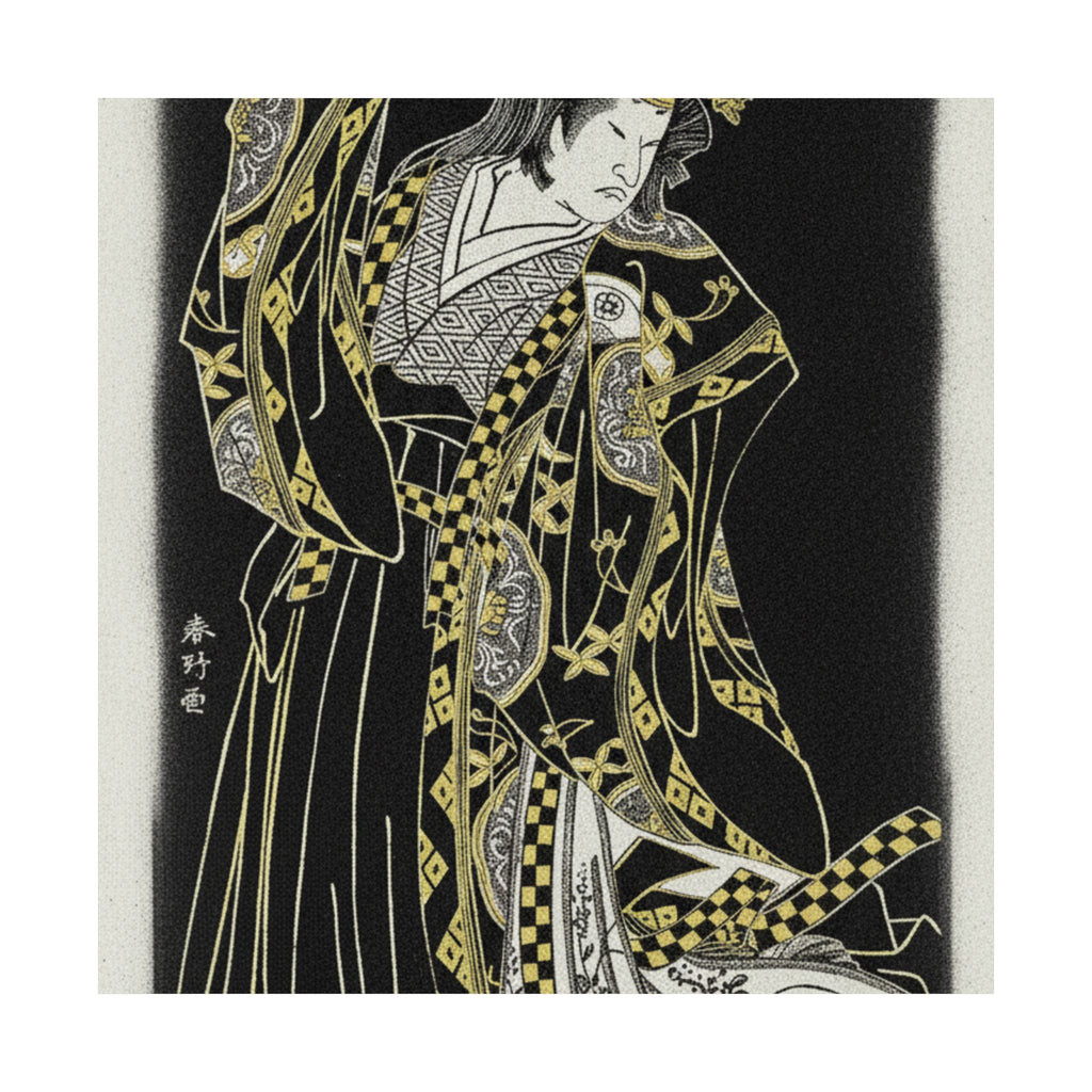 Streetwear Collage — Unidentified Actor In A Female Role — Matte Poster