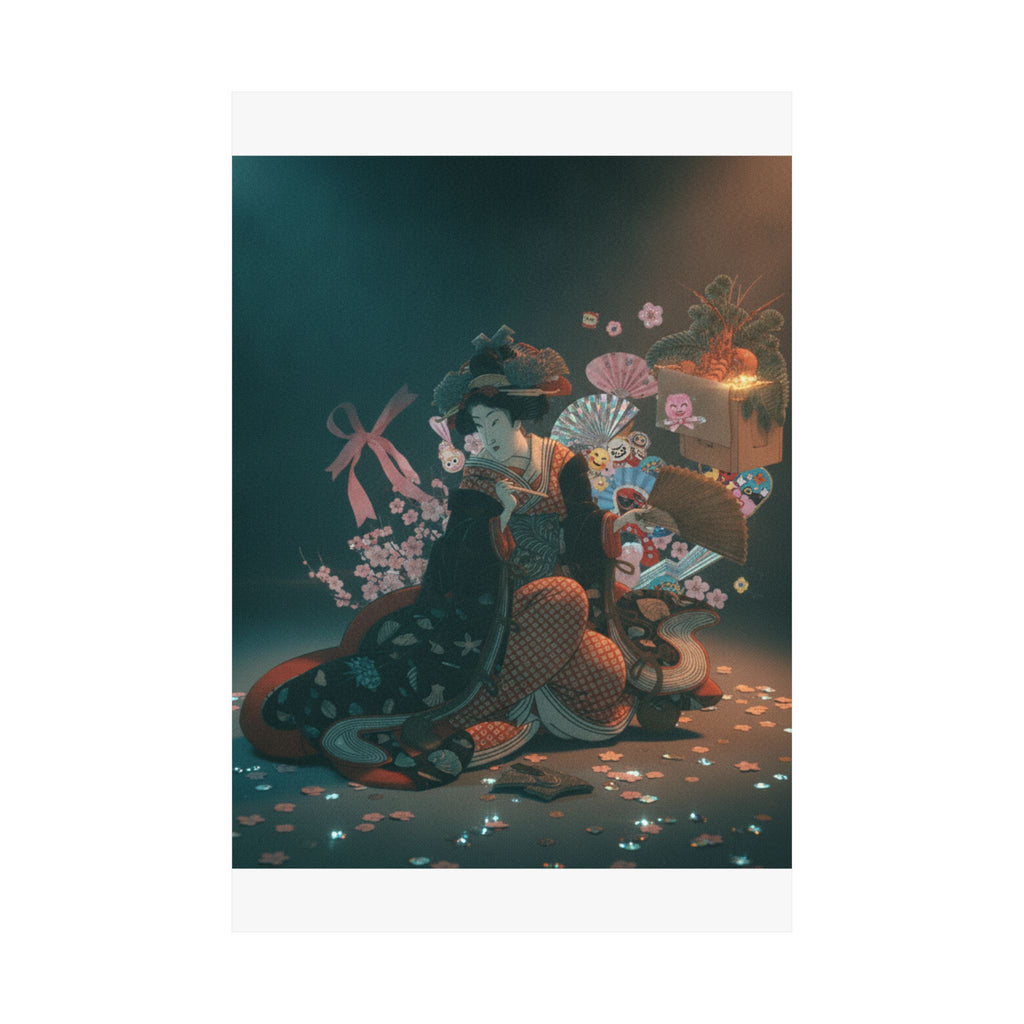 Cinematic — Courtesan And New Year Decoration — Matte Poster
