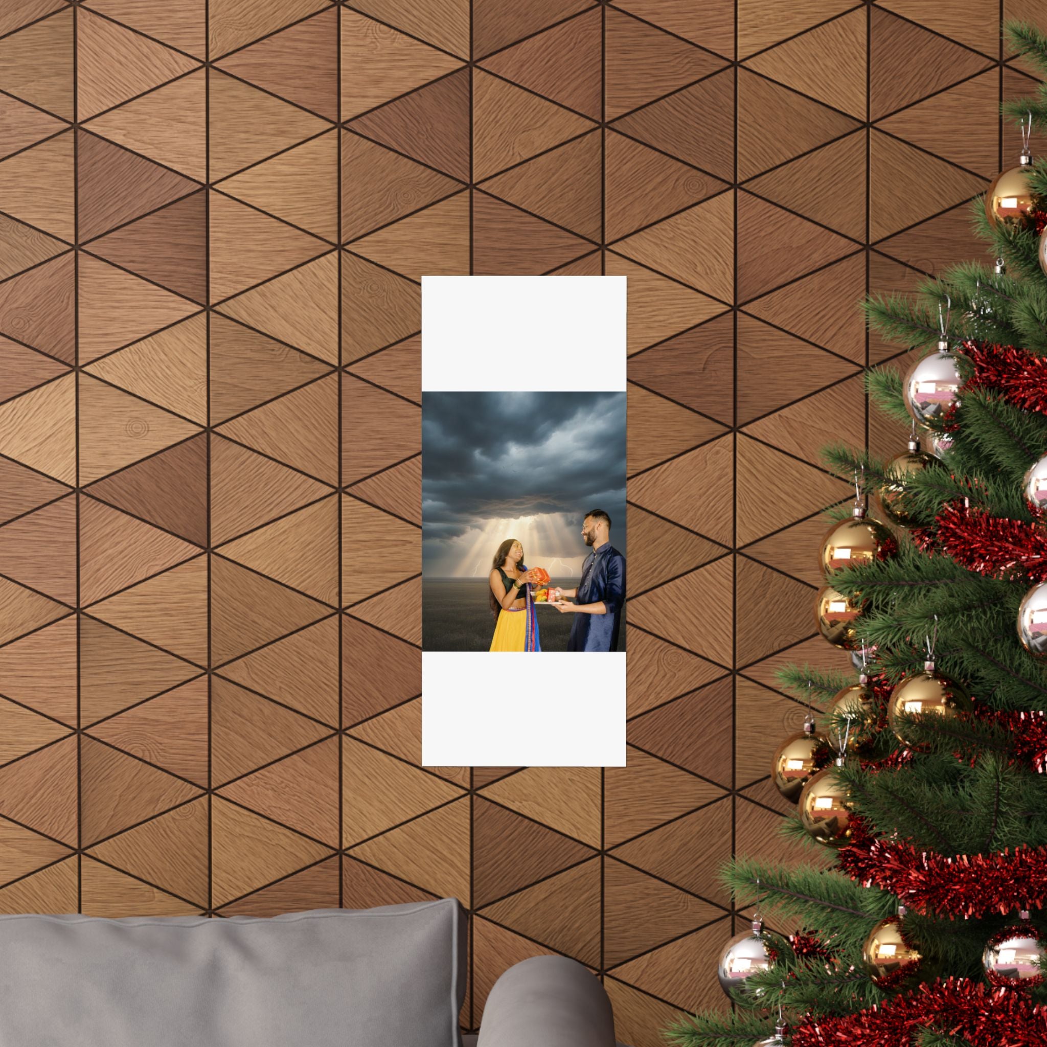 Dramatic Storm — Person — Matte Poster