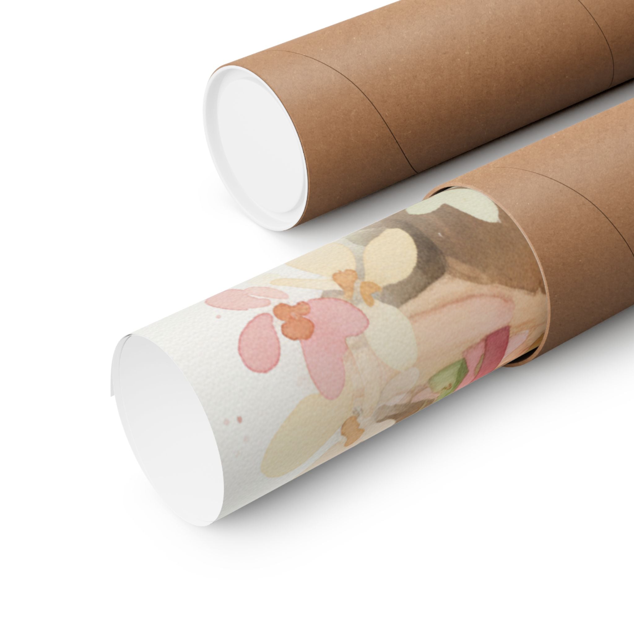 Watercolor — Candle — Matte Poster
