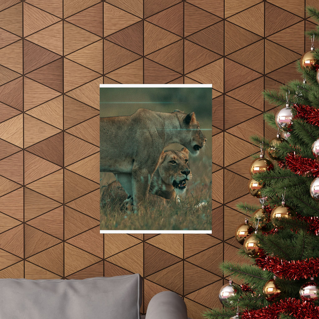 Cinematic — Lions — Matte Poster