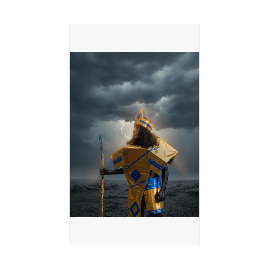 Dramatic Storm — Person — Matte Poster