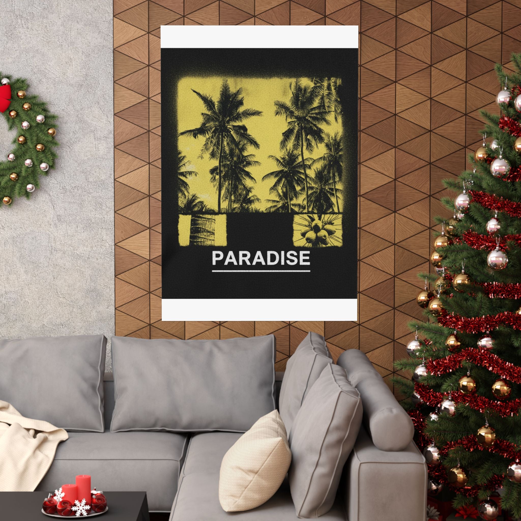 Streetwear Collage — Palms — Matte Poster