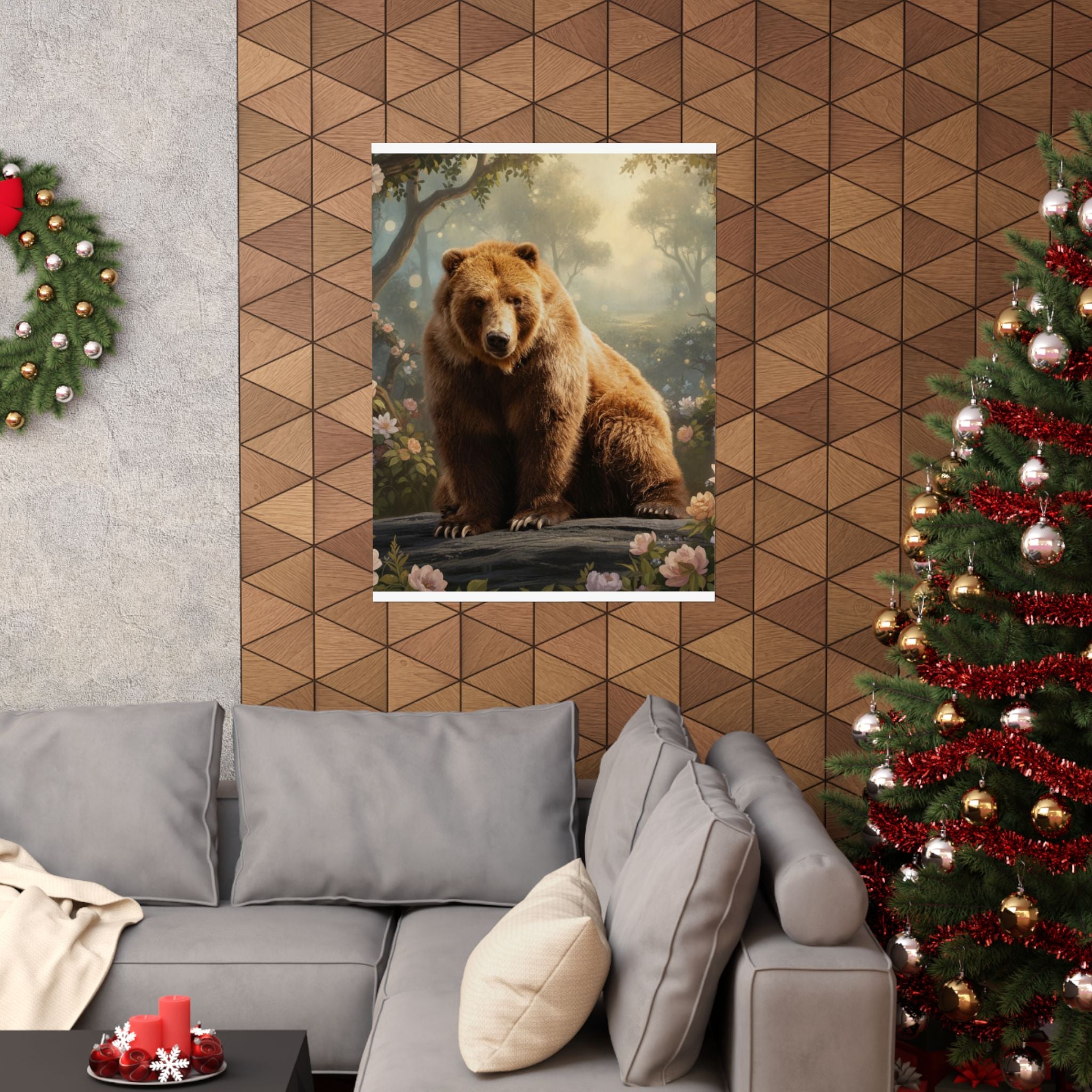 Scenic Nature — Bear — Matte Poster