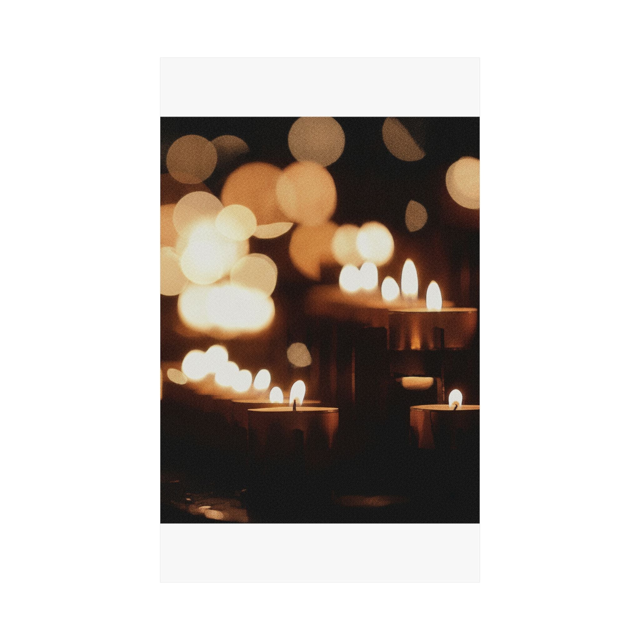 Southern Sunset — Candle — Matte Poster