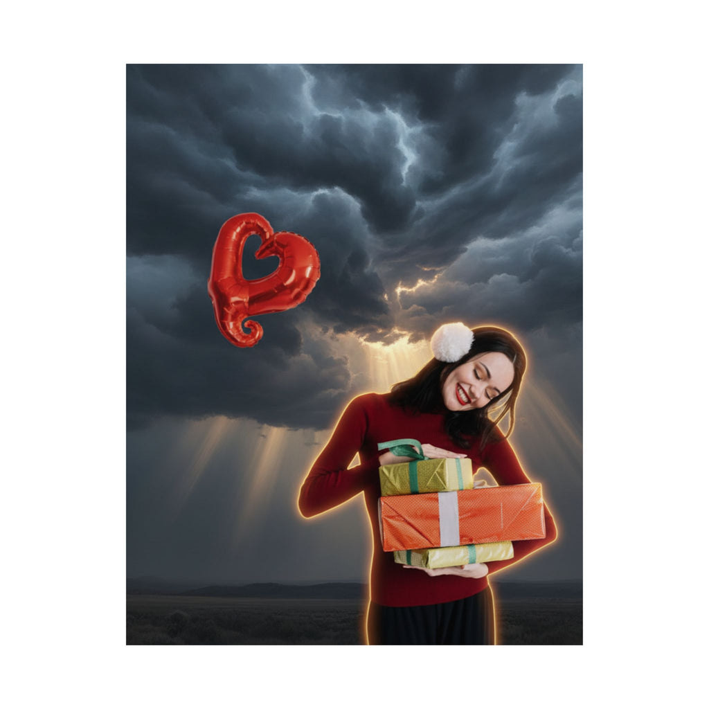 Dramatic Storm — Person — Matte Poster
