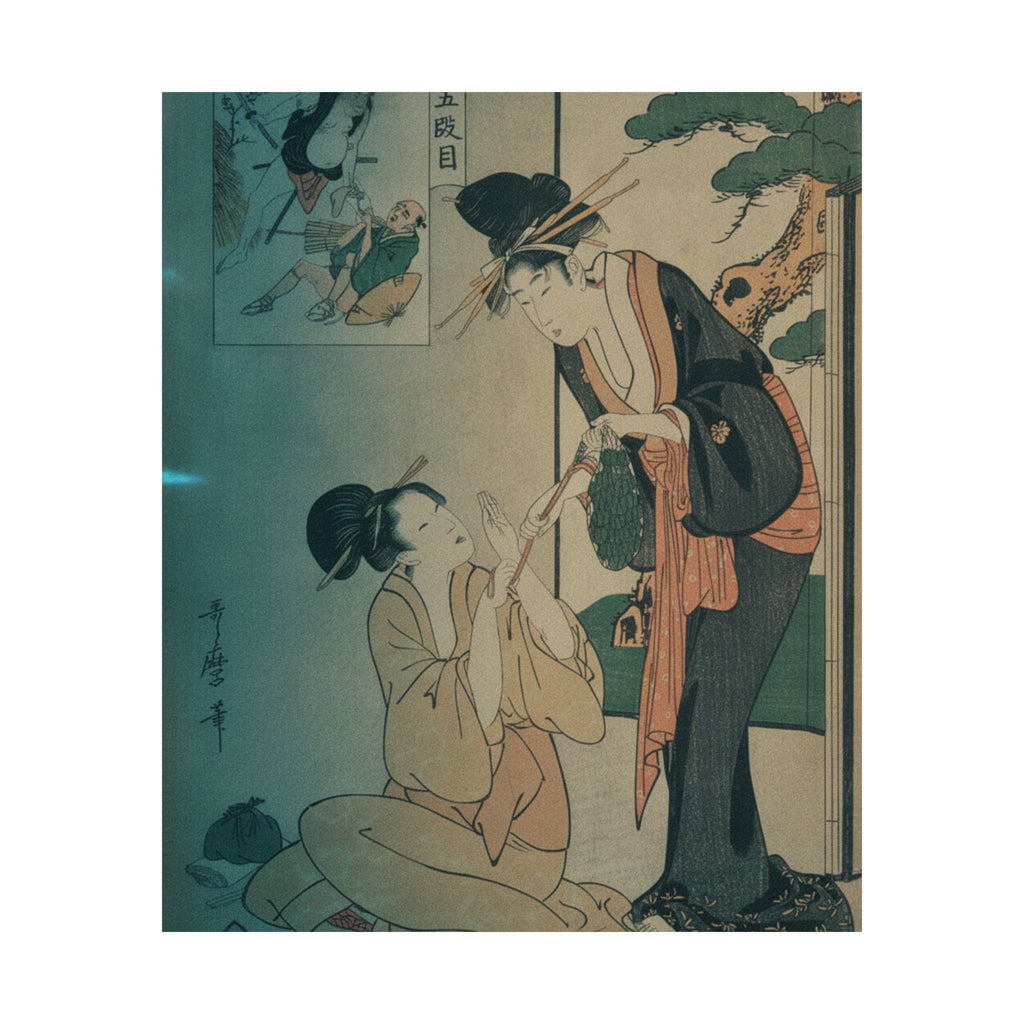 Cinematic — A Woman Snatching A Bag Of Sweetmeats From Her Mother — Matte Poster