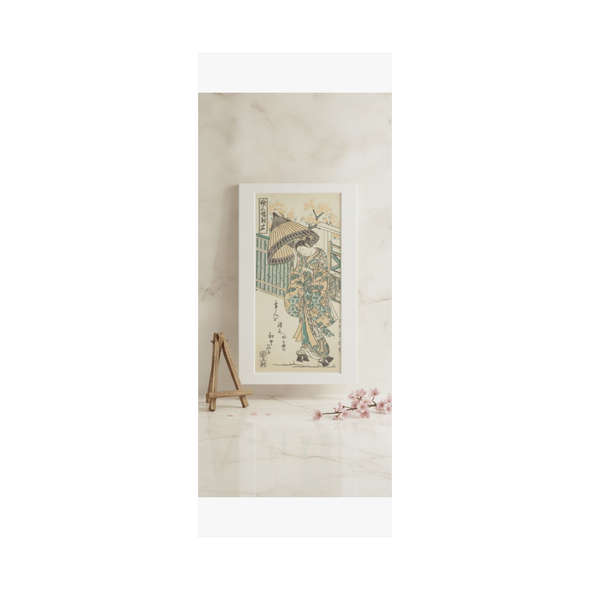 Product Marketing — Young Lady With Parasol — Matte Poster