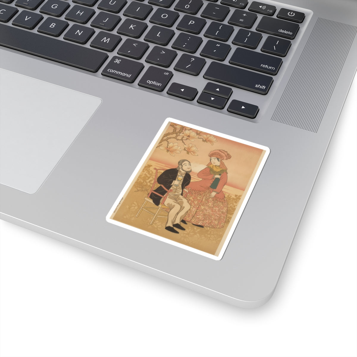 Southern Sunset — France, From The Series Pictures Of People From Foreign Lands (Gaikoku Jinbutsu  — Kiss-Cut Sticker