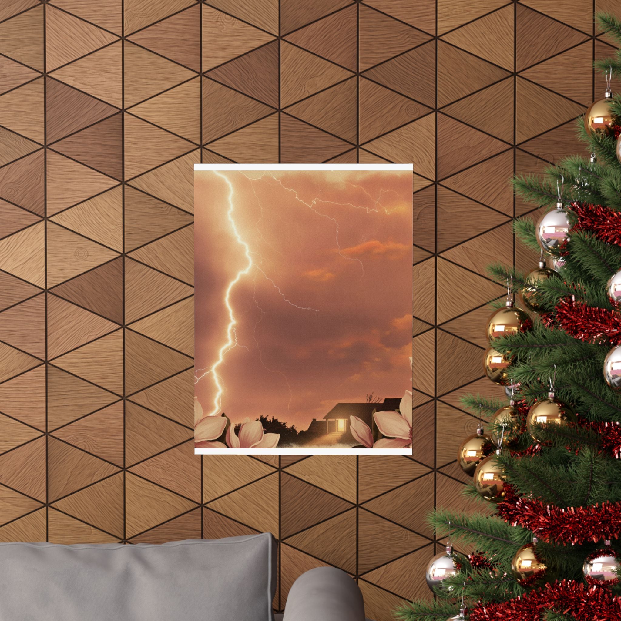 Southern Sunset — Lightning — Matte Poster