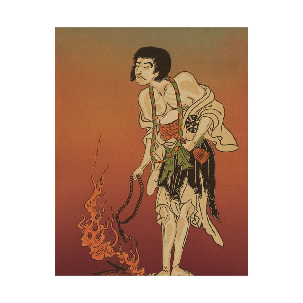 Affirmation — The First Nakamura Nakazo In The Role Of Raigo Ajari, A Buddhist Monk — Matte Poster