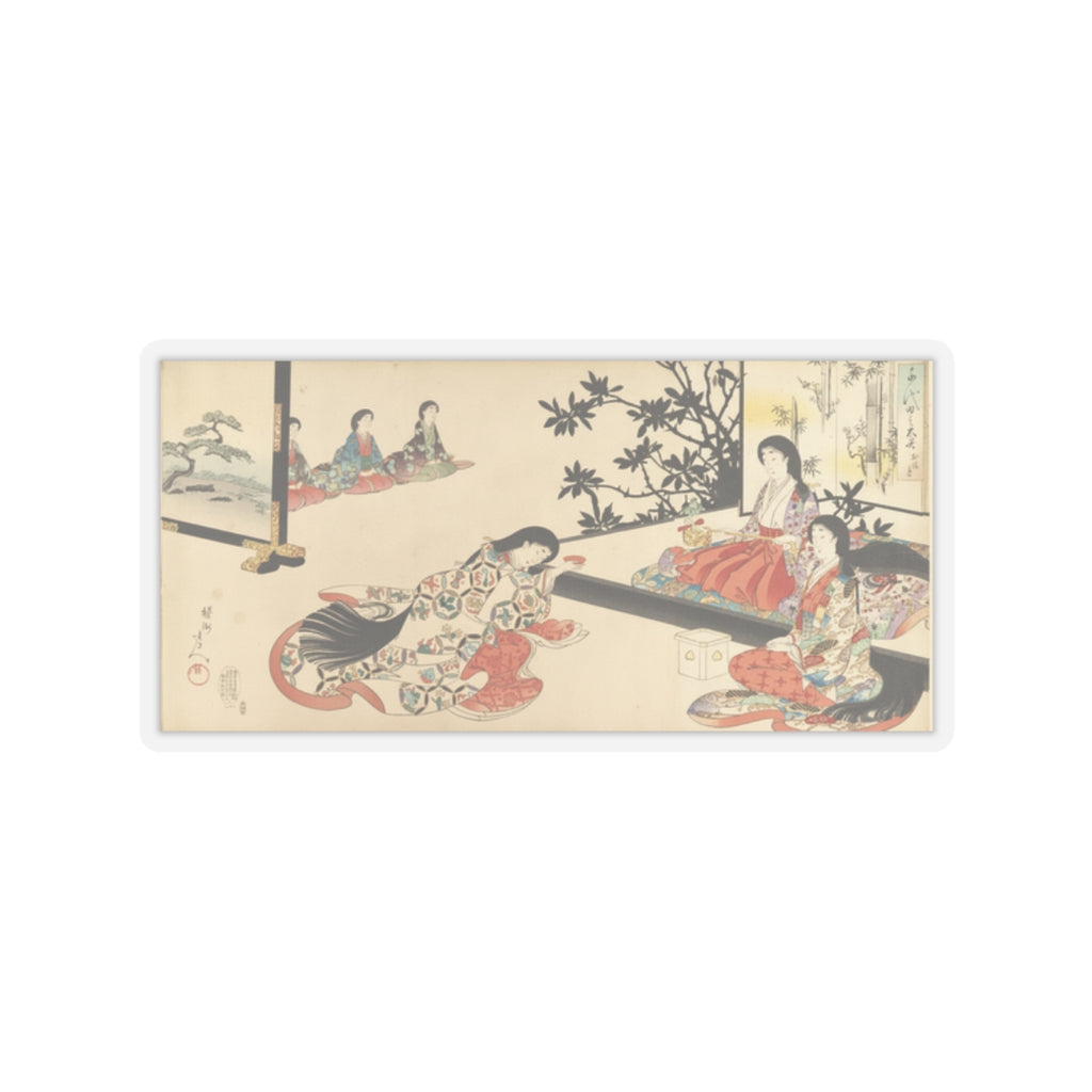 Botanical — Chiyoda Castle (Album Of Women) — Kiss-Cut Sticker