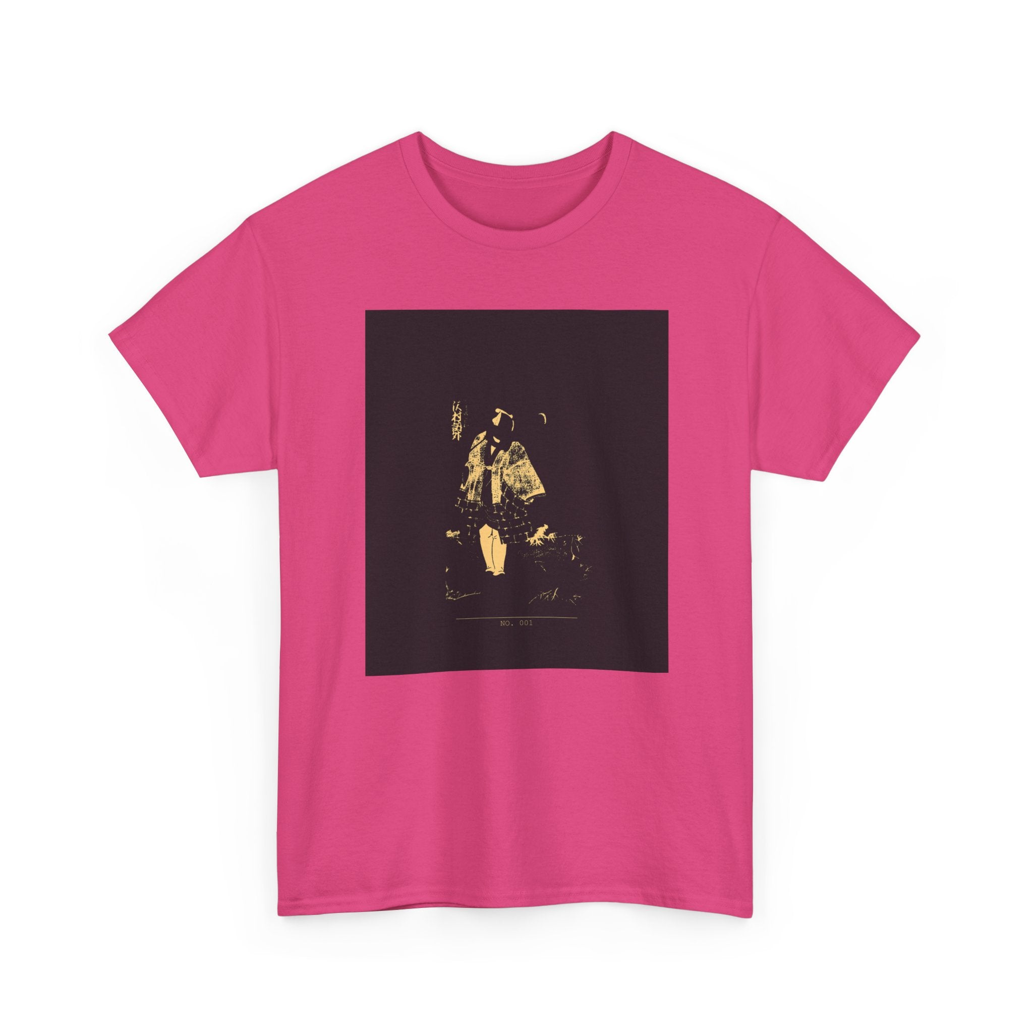 NO. 001 Gold Kabuki Samurai Ukiyo-e Graphic Tee