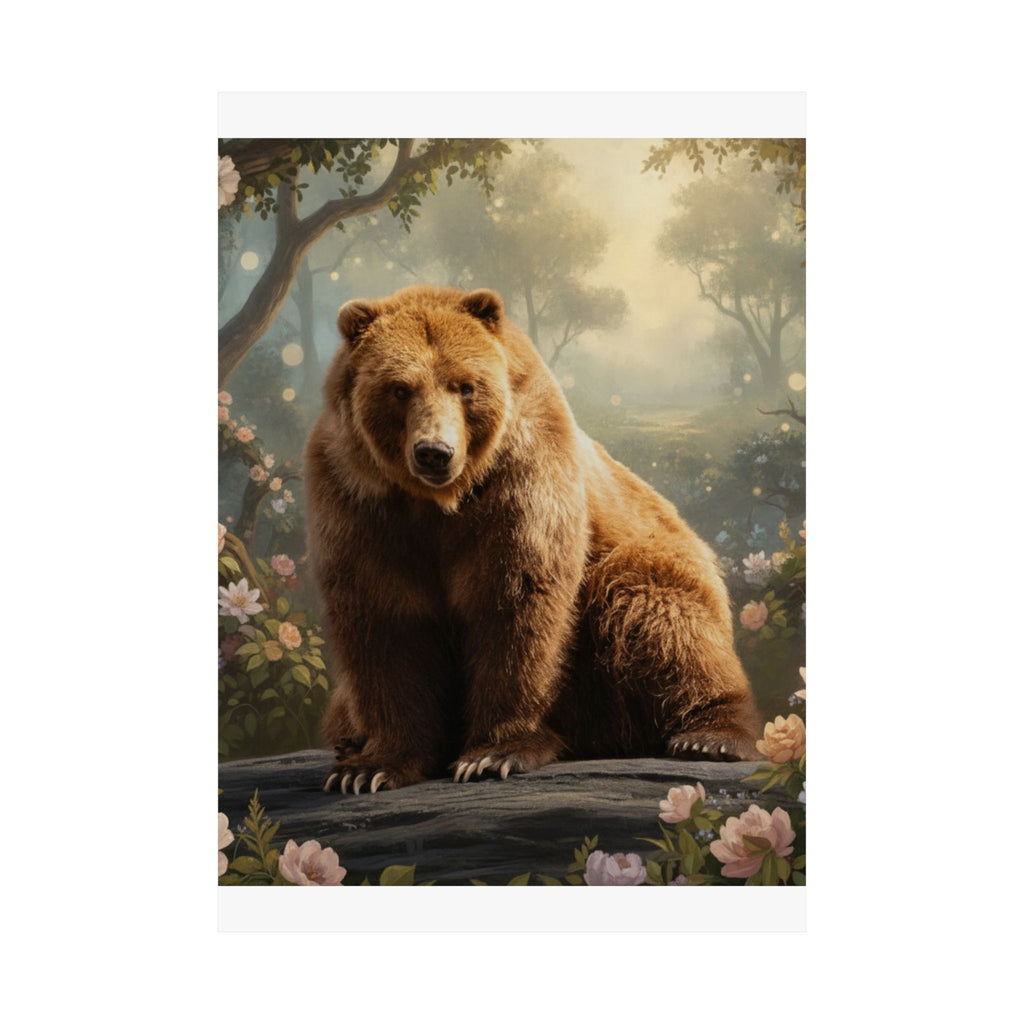 Scenic Nature — Bear — Matte Poster