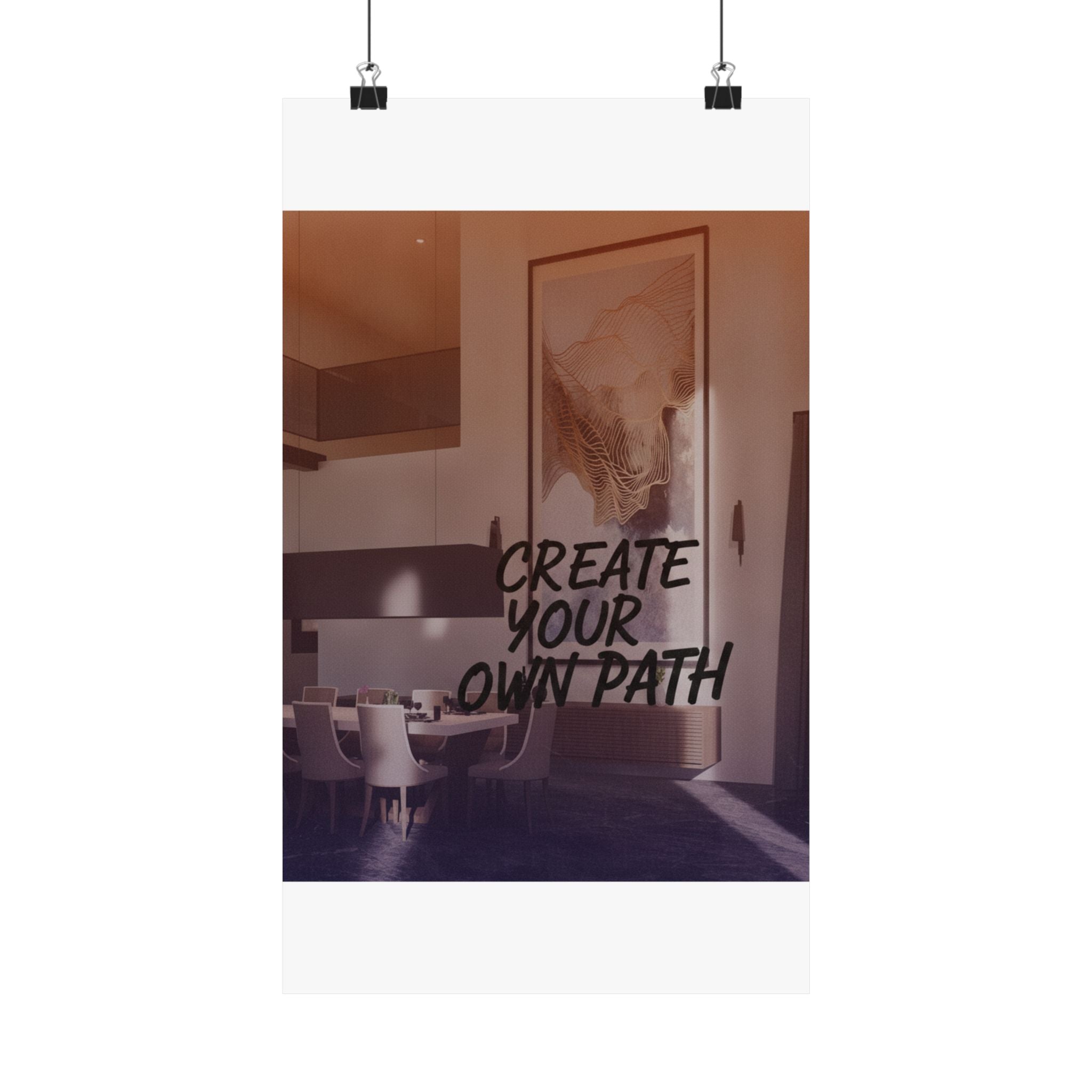 Affirmation — Abstract — Matte Poster