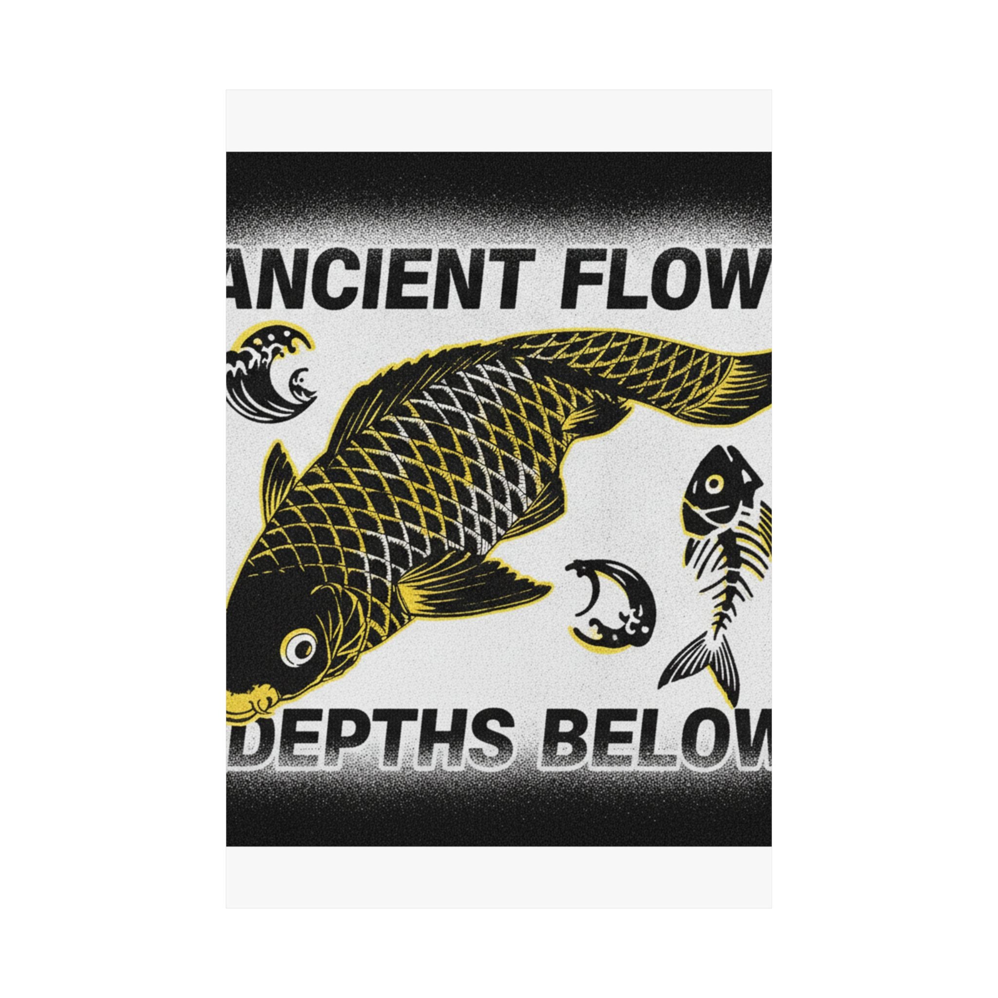 Streetwear Collage — Koi — Matte Poster