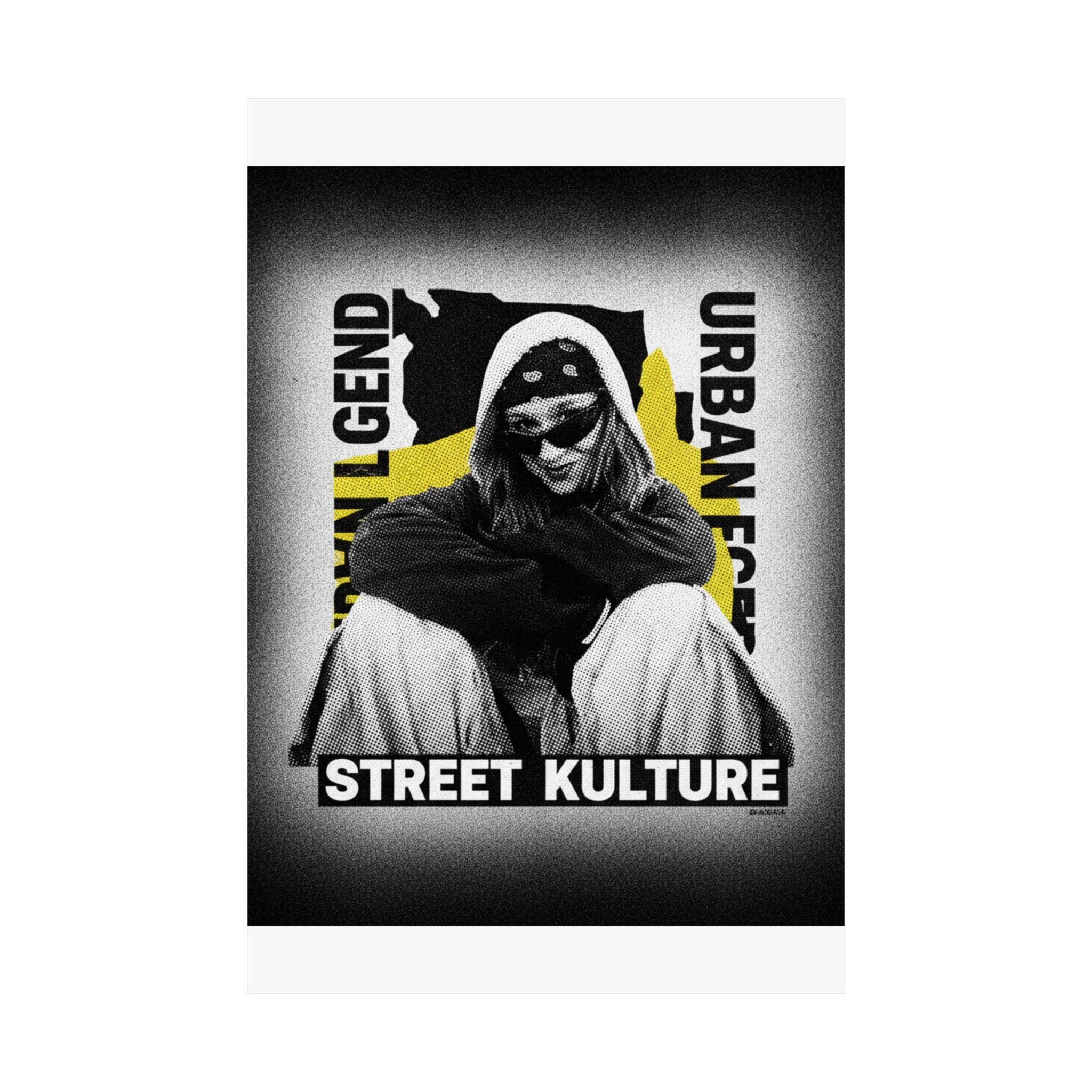 Streetwear Collage — Person — Matte Poster