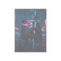 Neon Noir — Lantern Float — Kiss-Cut Sticker