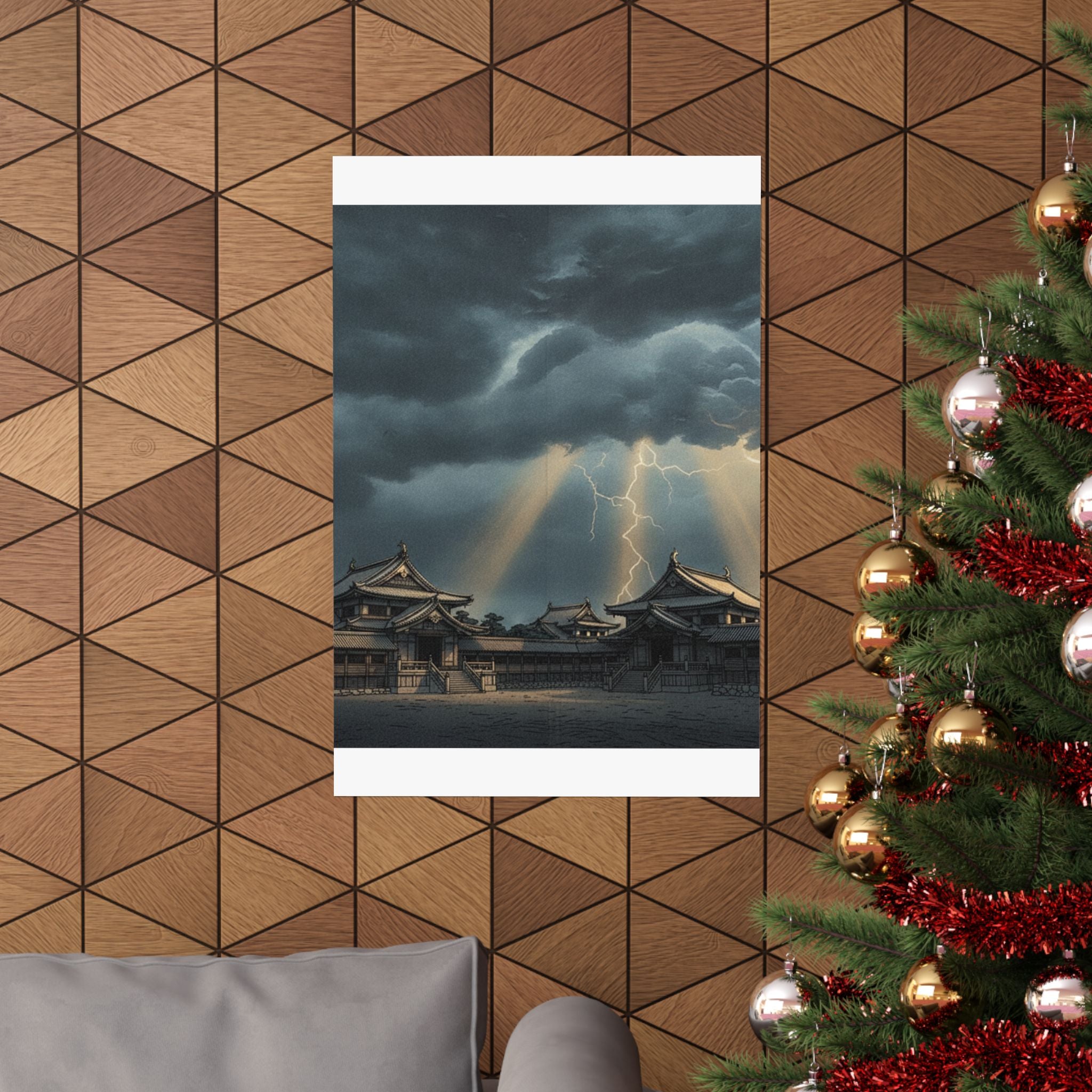 Dramatic Storm — The Inner Palace Of Chiyoda (Chiyoda No Ōoku) — Matte Poster