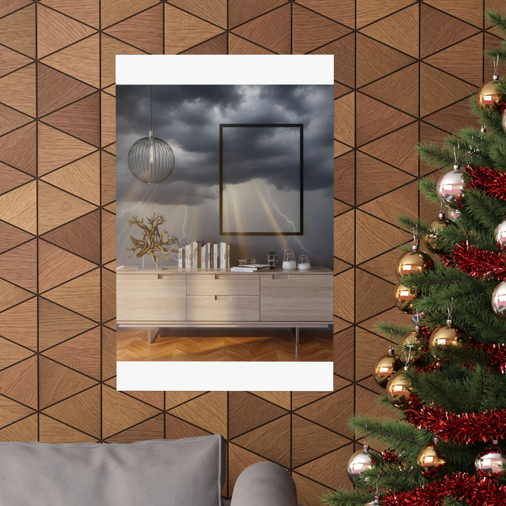 Dramatic Storm — Interior — Matte Poster