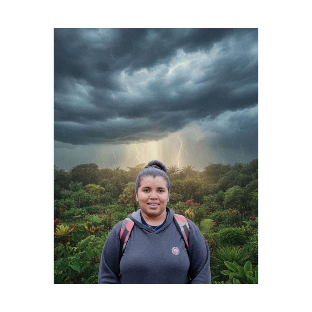 Dramatic Storm — Person — Matte Poster — Poster 2