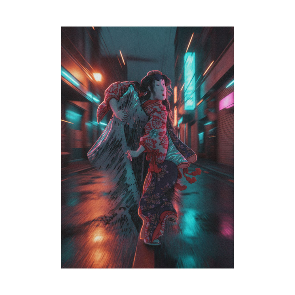 Fast Furious — Kabuki Actor Segawa Kikunojō Iii In A Female Role — Matte Poster