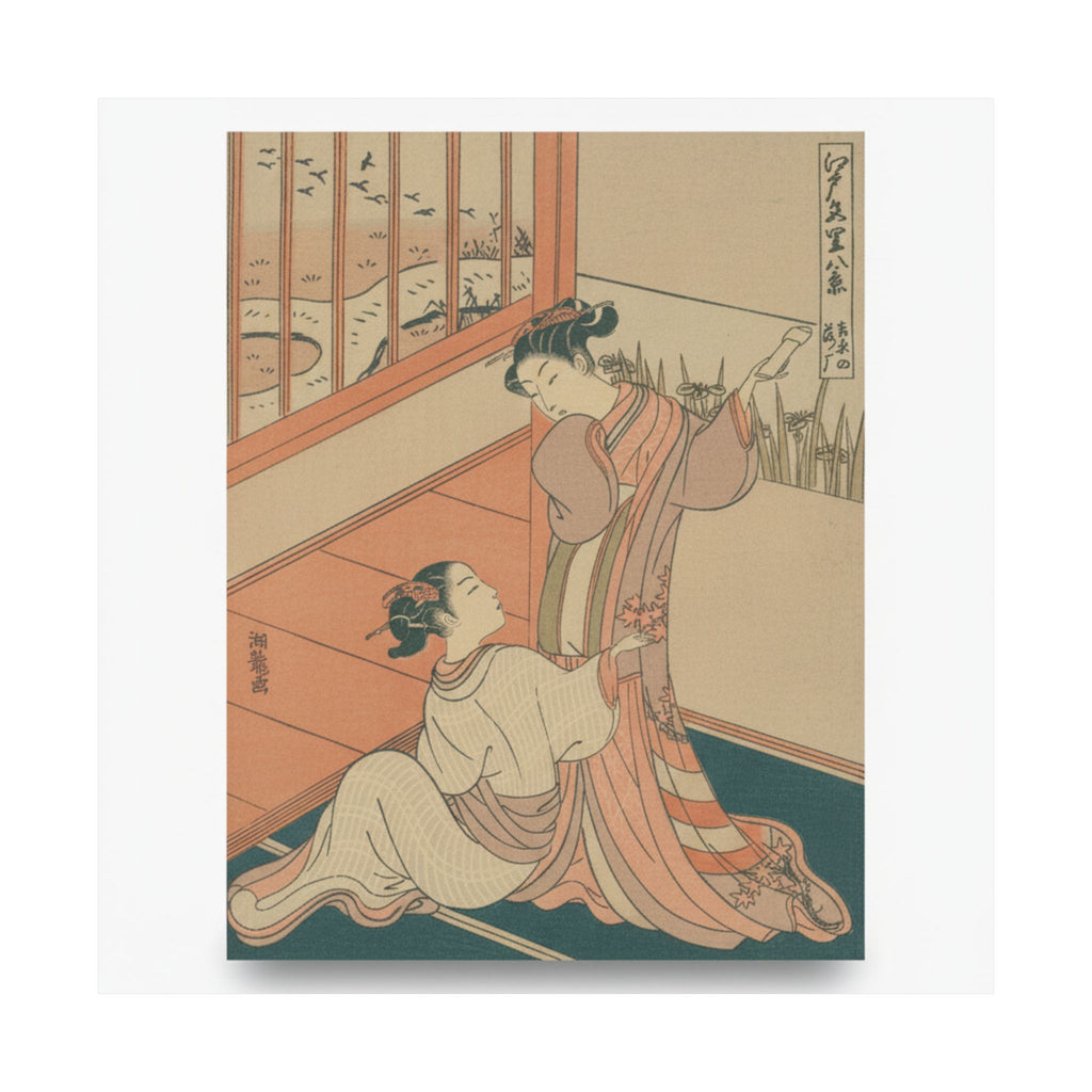 Ecommerce Main — The Flying Down Of Wild Geese At Yoshiwara — Matte Poster