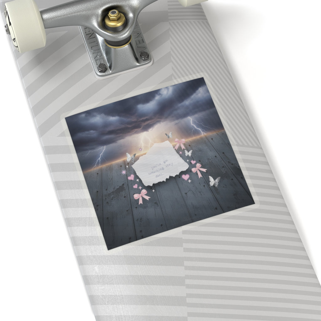 Dramatic Storm — Note — Kiss-Cut Sticker