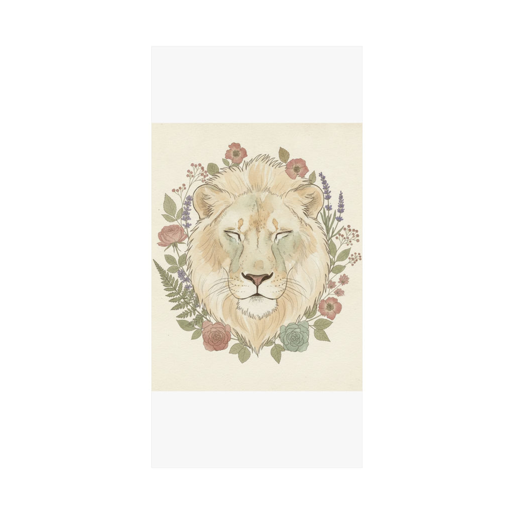 Botanical — Lion — Matte Poster
