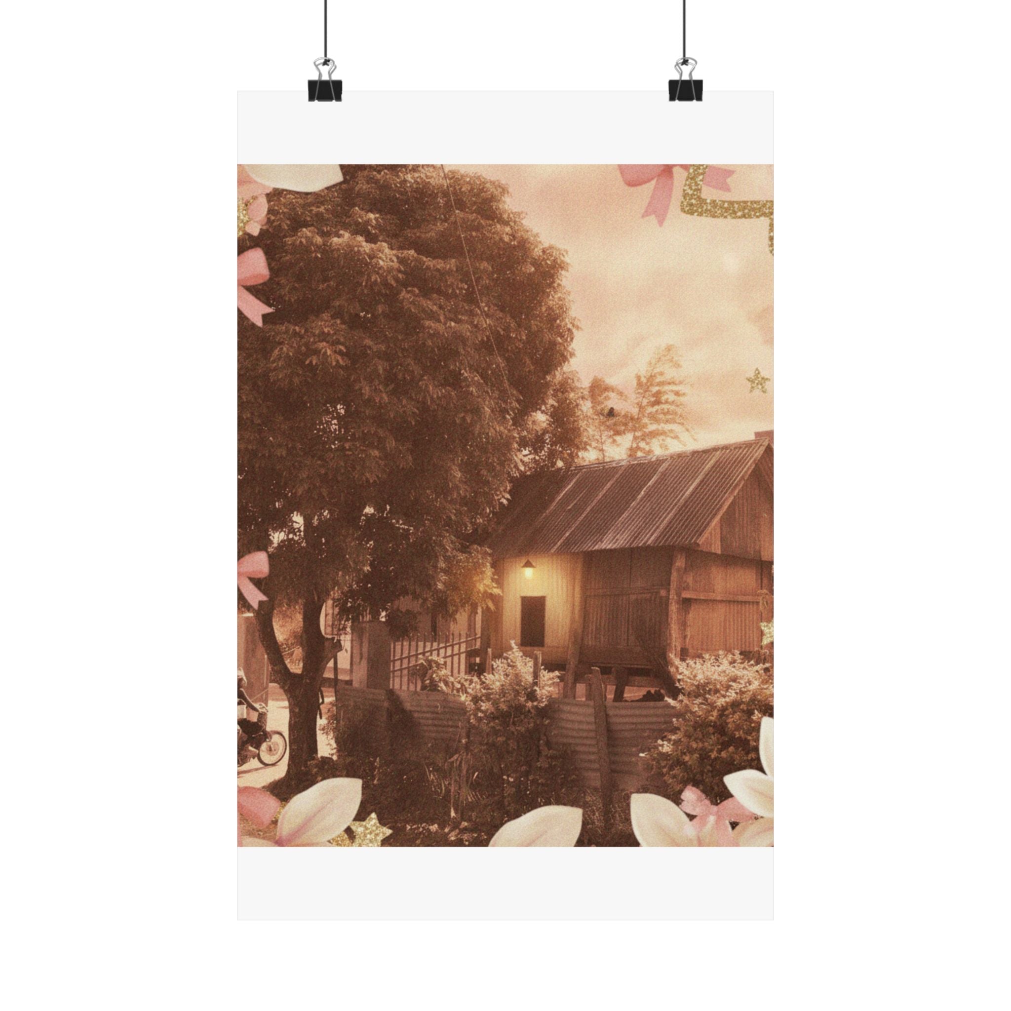 Southern Sunset — House — Matte Poster