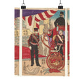 Japanese Street — Arrival Of The Emperor At Tokyo After The Victory (Russo-Japanese War) — Matte Poster