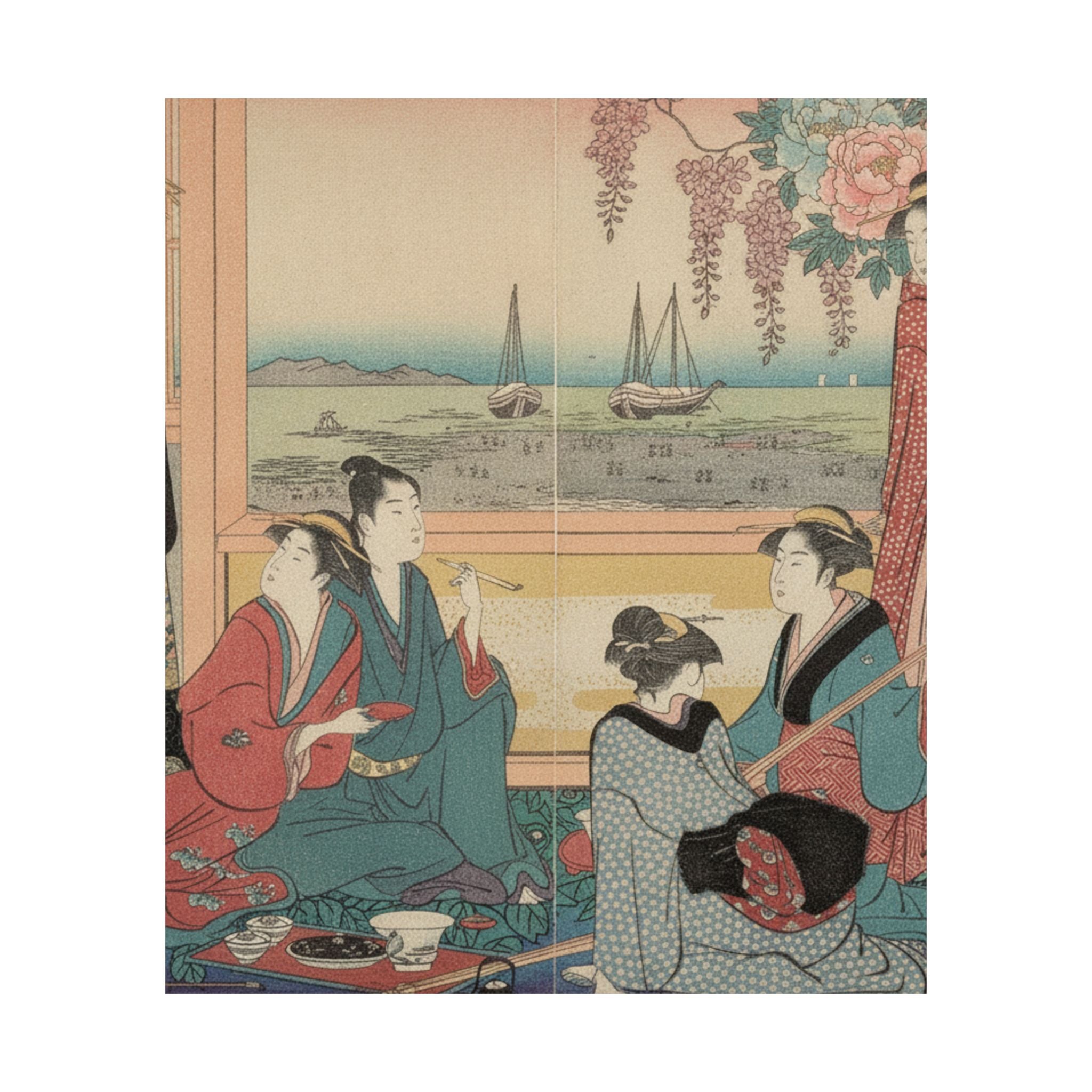 Affirmation — Teahouse In Shinagawa — Matte Poster