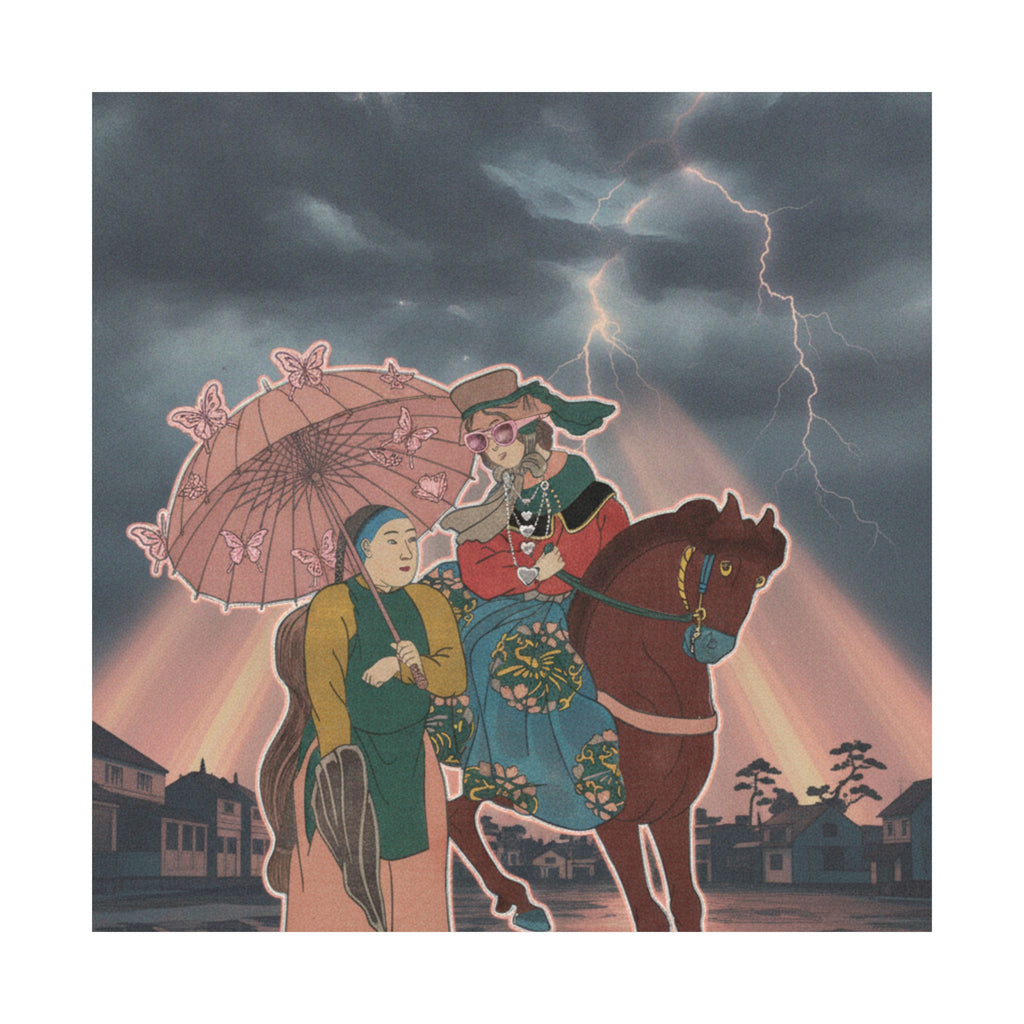 Dramatic Storm — An English Woman With A Chinese Servant In The Foreign District, From The Series — Matte Poster
