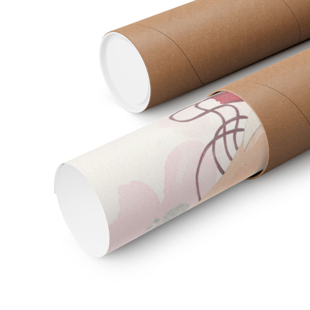 Watercolor — Mask And Other Objects For The Noh Dance — Matte Poster