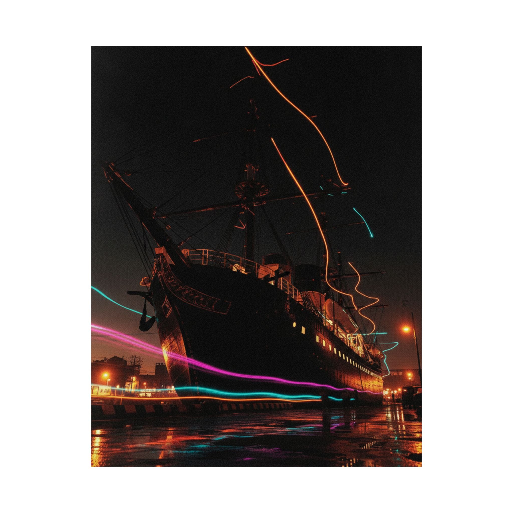 Fast Furious — Yokohama Trade: Picture Of Westerners Shipping Cargo — Matte Poster