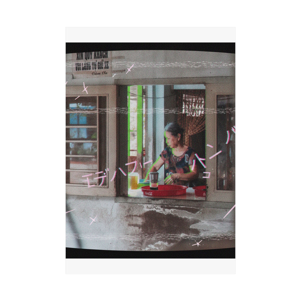 Glitch Culture — Person — Matte Poster