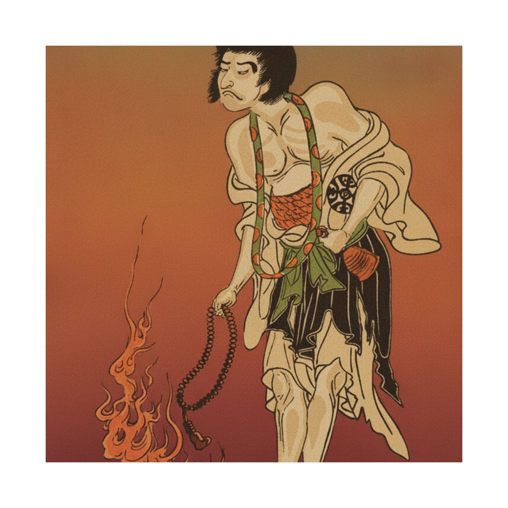 Affirmation — The First Nakamura Nakazo In The Role Of Raigo Ajari, A Buddhist Monk — Matte Poster